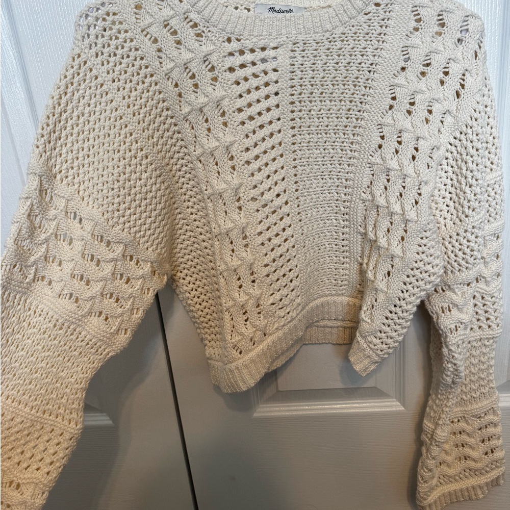 NWT Madewell chunky knit sweater